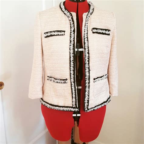 veste style chanel amazon|chanel cardigan blazer.